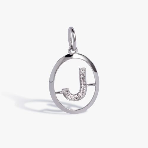 Initials J Pendant