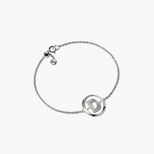 Initials Diamond D Bracelet