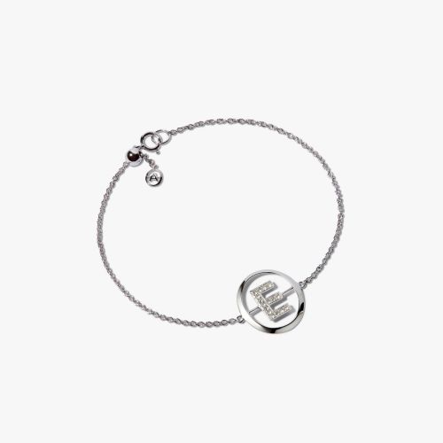 Initials Diamond E Bracelet