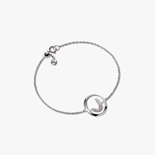 Initials Diamond J Bracelet