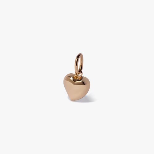 Gold Small Heart Charm Pendant