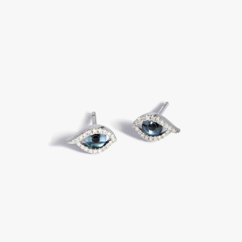 Mythology Evil Eye Stud Earrings