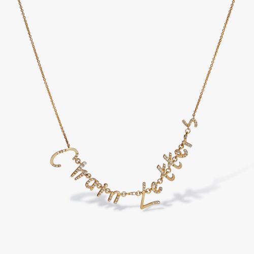 Chain Letters Personalised Necklace
