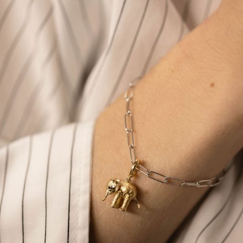 Mythology Baby Elephant Charm Pendant