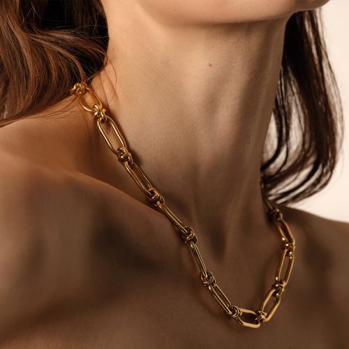 Knuckle Heavy Chain Necklace