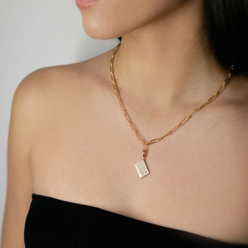 Postcard Necklace