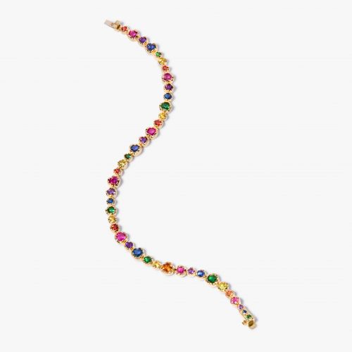 Rainbow Tennis Bracelet