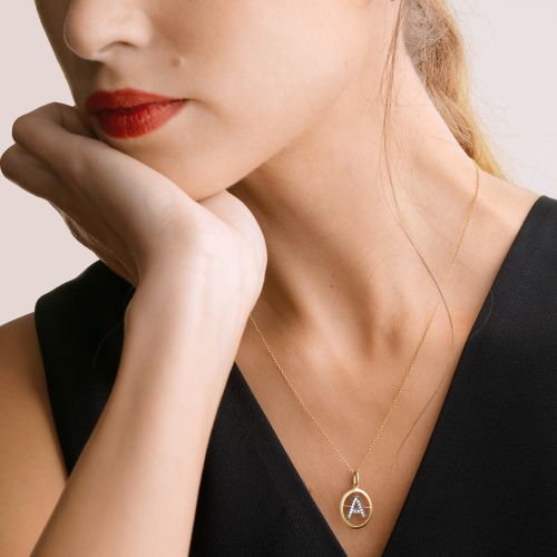 Initial A Necklace