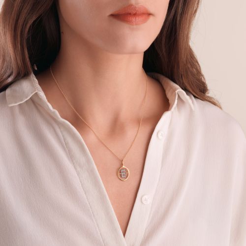 Initial E Necklace