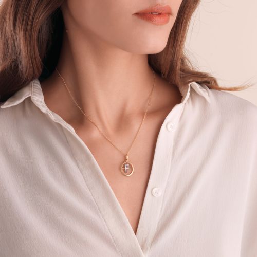 Initial F Necklace