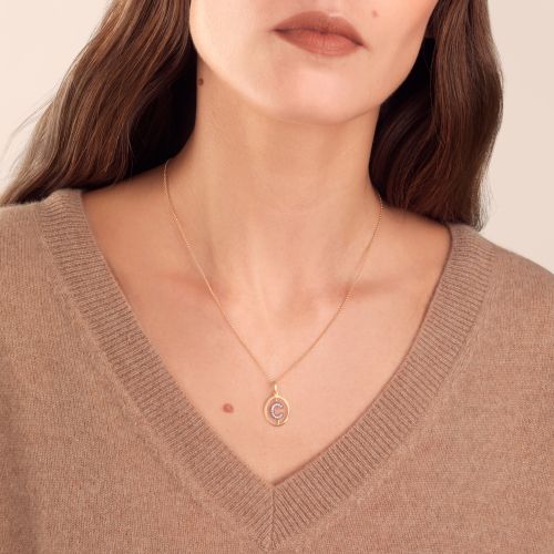 Initial C Necklace