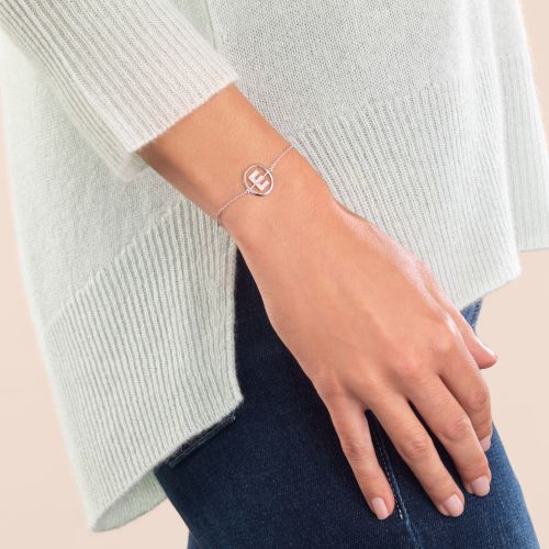 Initials Diamond E Bracelet