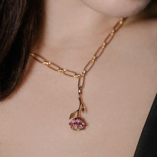 Annoushka x The Vampire's Wife Rose Charm Pendant