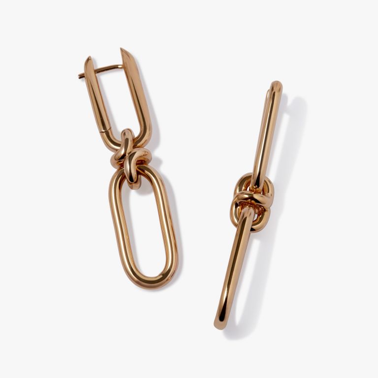 Knuckle Double Hoop Earrings Knuckle Double Hoop Earrings