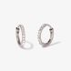 Dusty Diamonds 12mm Hoop Earrings