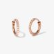Dusty Diamonds 12mm Hoop Earrings