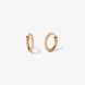 Dusty Diamonds 12mm Hoop Earrings
