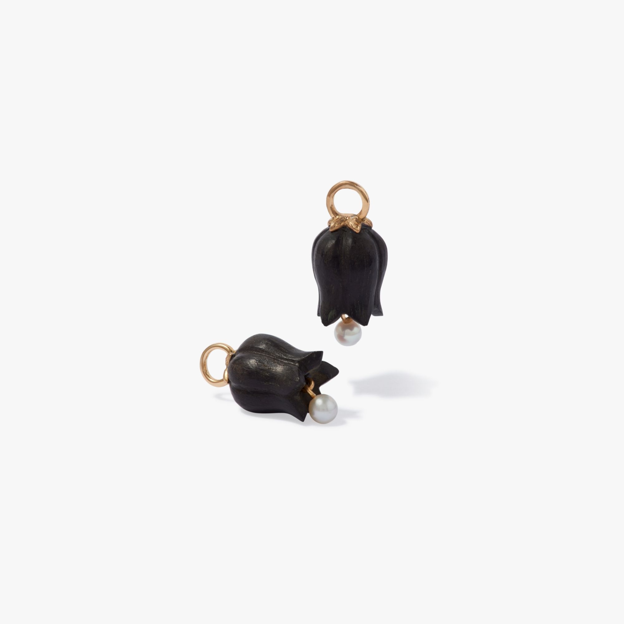 Tulips Ebony Earring Drops Tulips Ebony Earring Drops