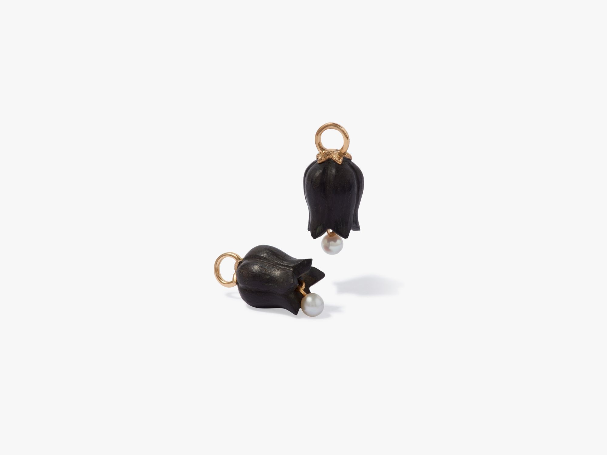 Tulips Ebony Earring Drops Tulips Ebony Earring Drops
