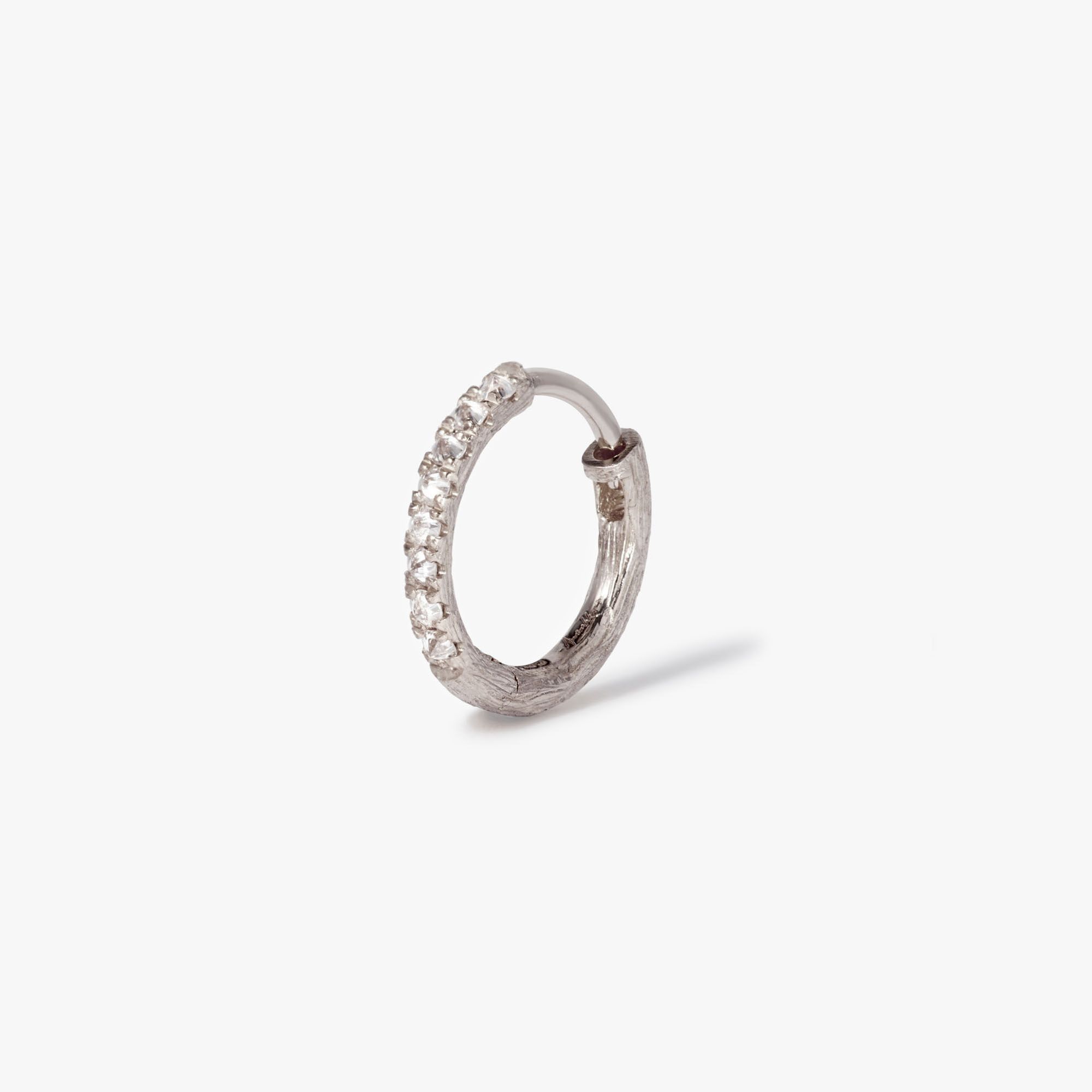 Dusty Diamond Hoop Earring Dusty Diamond Hoop Earring