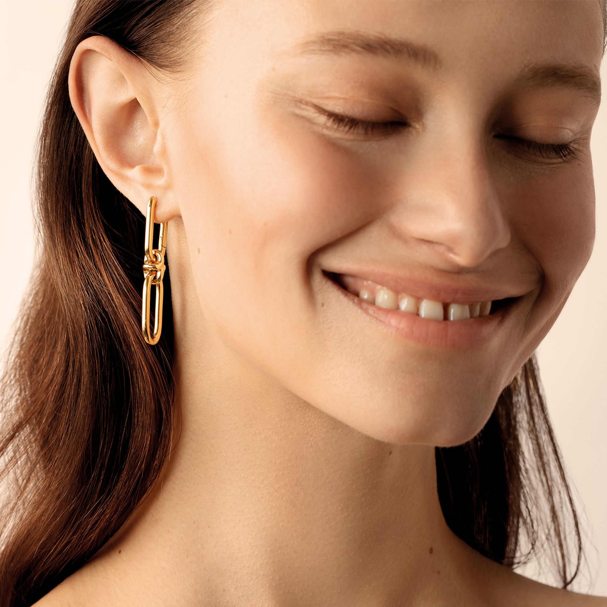Knuckle Double Hoop Earrings Knuckle Double Hoop Earrings