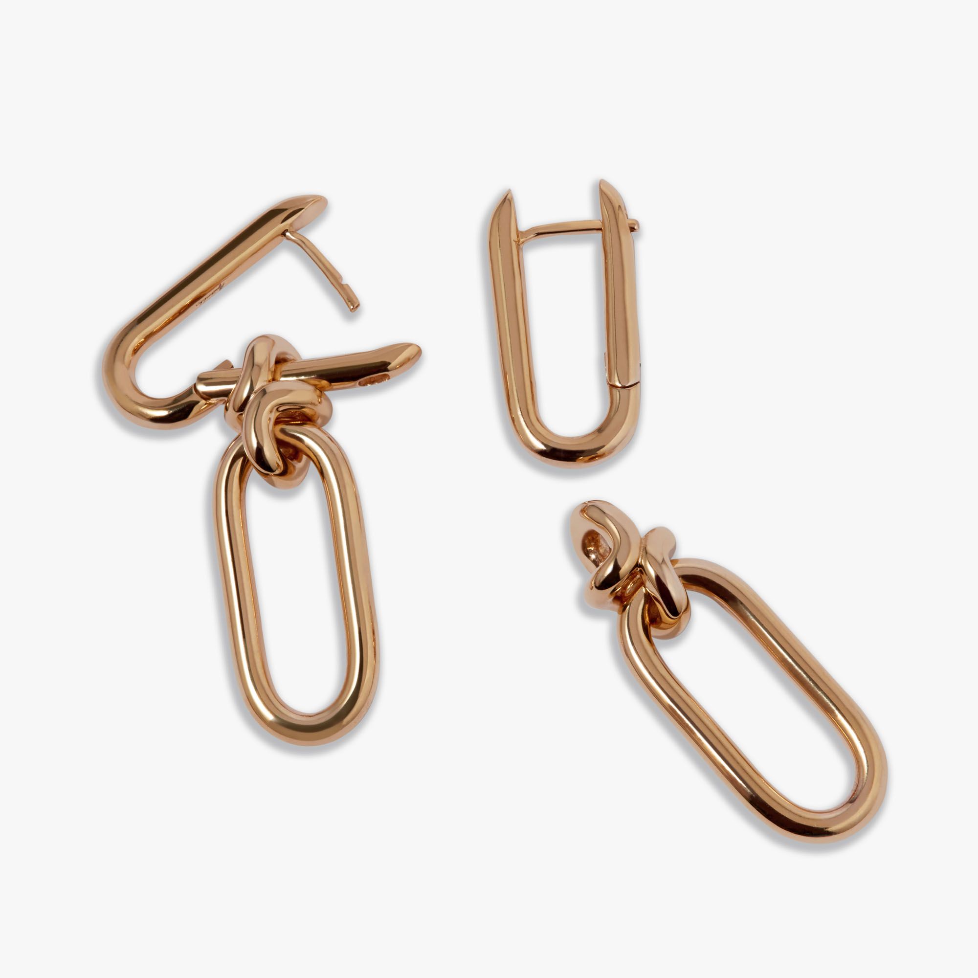 Knuckle Double Hoop Earrings Knuckle Double Hoop Earrings